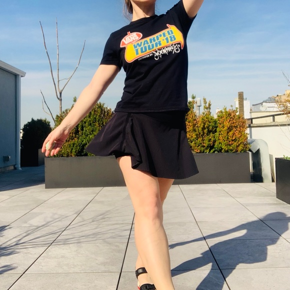 CRZ YOGA used Black Skort Vintage Unisex Shorts - Picture 11 of 11